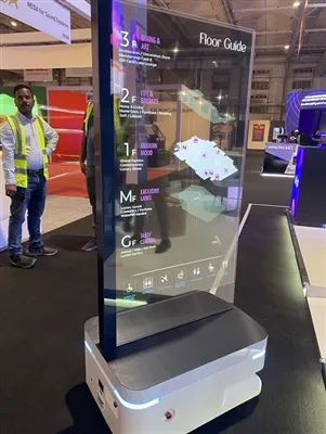 Плејер за мобилно оглашавање на провидном екрану од 55 инча